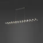 Серия светодиодных люстр с двусторонним расположением источников света в виде хрустальных кристаллов GLORIOLE LINE L140 от ImperiumLoft