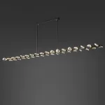 Серия светодиодных люстр с двусторонним расположением источников света в виде хрустальных кристаллов GLORIOLE LINE L180 от ImperiumLoft