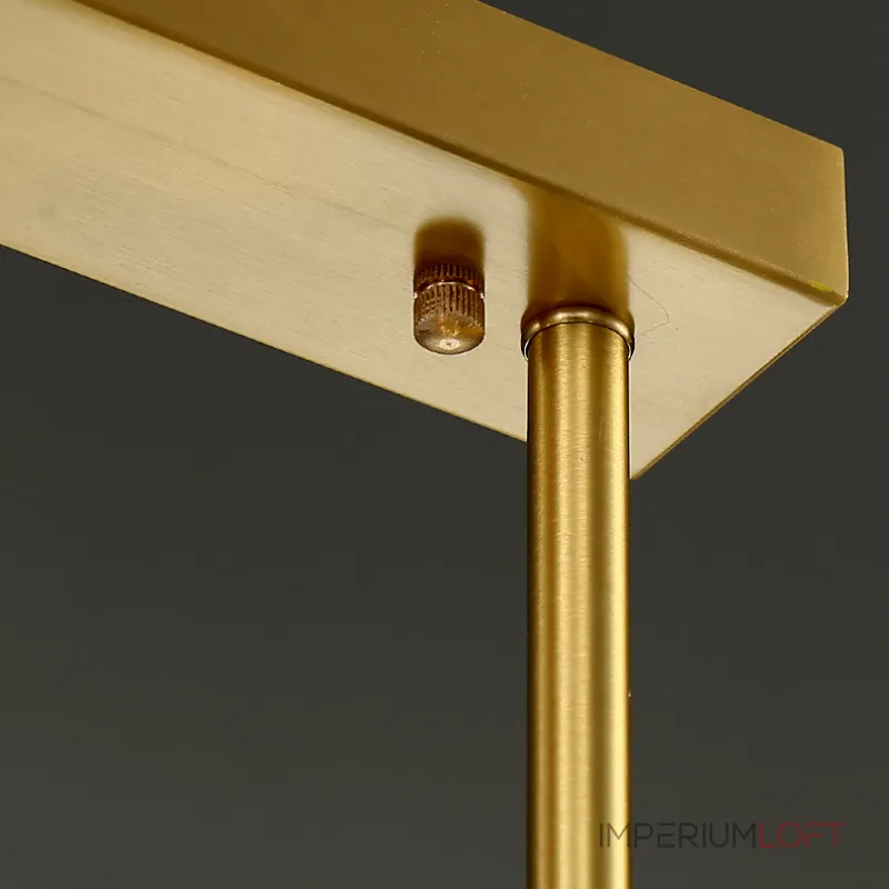 Серия светодиодных люстр с рядным расположением источников света в виде хрустальных кристаллов GLORIOLE SPIN LINE B L156 от ImperiumLoft