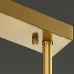 Серия светодиодных люстр с рядным расположением источников света в виде хрустальных кристаллов GLORIOLE UP DOWN LINE B L140 от ImperiumLoft