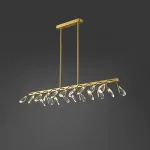 Серия светодиодных люстр с рядным расположением источников света в виде хрустальных кристаллов GLORIOLE UP DOWN LINE  B L100 от ImperiumLoft