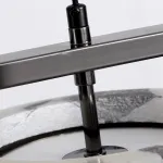 Линейный двунаправленный светильник с рядным расположением плафонов из мрамора с фактурой Bulgary Stone EILERT NEPHRITE LONG от ImperiumLoft