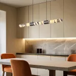 Светодиодный линейный светильник из натурального камня с фактурой Bulgary Stone TORIN B от ImperiumLoft