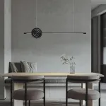 Серия светодиодных реечных светильников из высококачественной древесины с декоративным диском с концентрическим рельефом ZVI WOOD  L147 Light Brown от ImperiumLoft