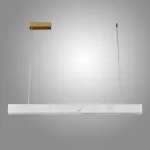 Реечный светодиодный светильник квадратного сечения из мрамора GREG L100 от ImperiumLoft