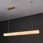 Реечный светодиодный светильник квадратного сечения из мрамора GREG L100 от ImperiumLoft