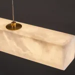 Реечный светодиодный светильник квадратного сечения из мрамора GREG L100 от ImperiumLoft