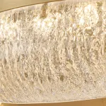 Серия потолочных светодиодных светильников с волнистым полупрозрачным корпусом с эффектом льда  NELIUS WAVY CH  А D50+80 от ImperiumLoft