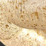 Серия потолочных светодиодных светильников с волнистым полупрозрачным корпусом с эффектом льда  NELIUS WAVY CH  А D50+80 от ImperiumLoft