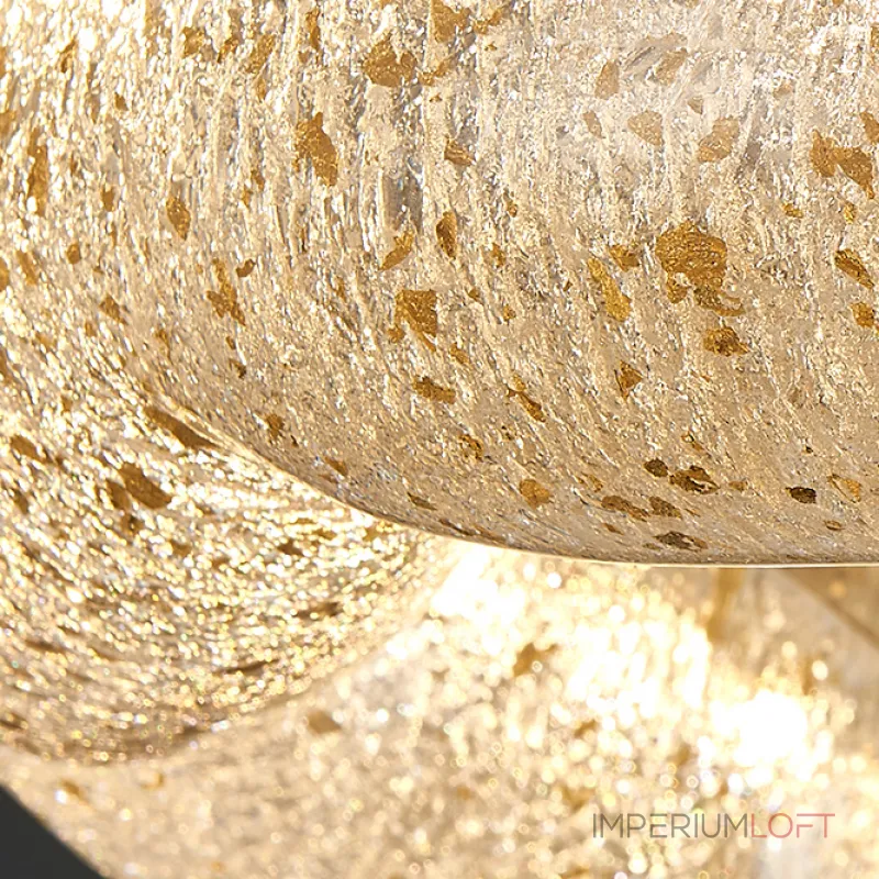 Серия потолочных светодиодных светильников с волнистым полупрозрачным корпусом с эффектом льда  NELIUS WAVY CH  А D50+80 от ImperiumLoft