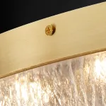 Серия потолочных светодиодных светильников с волнистым полупрозрачным корпусом с эффектом льда  NELIUS WAVY CH  А D50+80 от ImperiumLoft