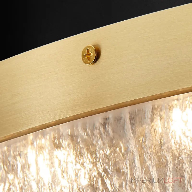 Серия потолочных светодиодных светильников с волнистым полупрозрачным корпусом с эффектом льда  NELIUS WAVY CH  А D50+80 от ImperiumLoft