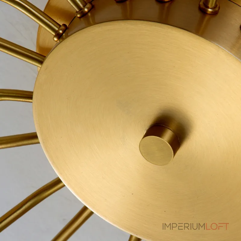 Серия настенных светильников со скоплением кристаллов из улучшенного хрусталя К9 на лучевых креплениях GLORIOLE LARGE WALL от ImperiumLoft