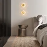 Серия настенных светильников со скоплением кристаллов из улучшенного хрусталя К9 GLORIOLE WALL от ImperiumLoft