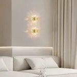 Серия настенных светильников со скоплением кристаллов из улучшенного хрусталя К9 GLORIOLE WALL от ImperiumLoft