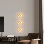 Серия настенных светильников со скоплением кристаллов из улучшенного хрусталя К9 GLORIOLE WALL от ImperiumLoft