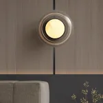 Серия настенных светильников с мраморным рассеивателем внутри стеклянного плафона DORIAN WALL от ImperiumLoft