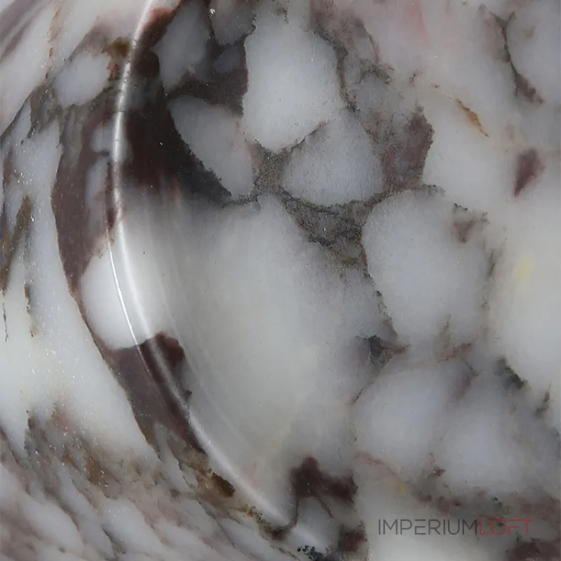 Настенные светильники с минималистичным рассеивателем из натурального фактурного мрамора RATE NEPHRITE от ImperiumLoft