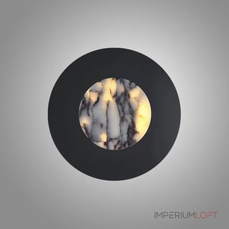 Настенный светильник с дисковым рассеивателем из фактурного мрамора JANK NEPHRITE от ImperiumLoft Настенный светильник с дисковым рассеивателем из фактурного мрамора JANK NEPHRITE от ImperiumLoft