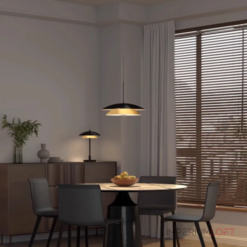 Светодиодный настенный светильник с двойным купольным плафоном и линзированным источником света TERRY WALL от ImperiumLoft