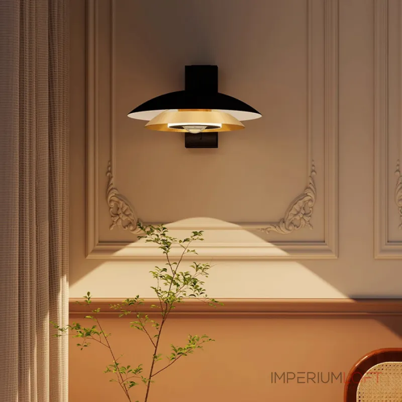 Светодиодный настенный светильник с двойным купольным плафоном и линзированным источником света TERRY WALL от ImperiumLoft