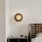 Серия настенных светодиодных светильников с круглым полупрозрачным рассеивателем с рельефной поверхностью RATE Grey от ImperiumLoft