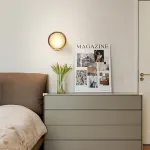 Серия настенных светодиодных светильников с круглым полупрозрачным рассеивателем с рельефной поверхностью RATE Grey от ImperiumLoft