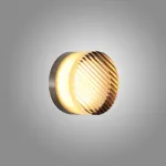 Серия настенных светодиодных светильников с круглым полупрозрачным рассеивателем с рельефной поверхностью RATE Grey от ImperiumLoft