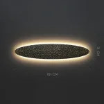 Серия светодиодных настенных светильников с латунным корпусом овальной формы и рельефной поверхностью с чернением MILIUS SHADE L151 от ImperiumLoft