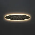 Серия светодиодных настенных светильников с латунным корпусом овальной формы и рельефной поверхностью с чернением MILIUS SHADE L151 от ImperiumLoft