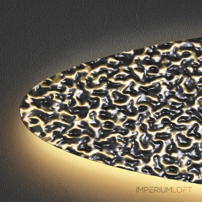 Серия светодиодных настенных светильников с латунным корпусом овальной формы и рельефной поверхностью с чернением MILIUS SHADE L41 от ImperiumLoft Серия светодиодных настенных светильников с латунным корпусом овальной формы и рельефной поверхностью с чернением MILIUS SHADE L41 от ImperiumLoft