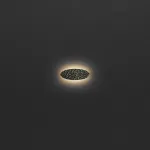 Серия светодиодных настенных светильников с латунным корпусом овальной формы и рельефной поверхностью с чернением MILIUS SHADE L41 от ImperiumLoft