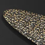 Серия светодиодных настенных светильников с латунным корпусом овальной формы и рельефной поверхностью с чернением MILIUS SHADE L41 от ImperiumLoft