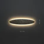 Серия светодиодных настенных светильников с латунным корпусом овальной формы и рельефной поверхностью с чернением MILIUS SHADE L121 от ImperiumLoft