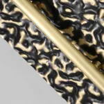 Серия светодиодных настенных светильников с удлиненным латунным корпусом и рельефной поверхностью с чернением MILIUS L60 от ImperiumLoft