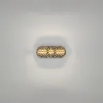 Серия светодиодных настенных светильников с удлиненным латунным корпусом и рельефной поверхностью с чернением MILIUS L40 от ImperiumLoft