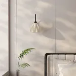 Креативный настенный светильник с плафоном в форме бутона из створок экологичного полимера FROMM WALL 3000К от ImperiumLoft