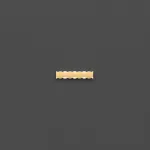 Серия настенных светильников с латунным корпусом волнообразной формы на полупрозрачном прямоугольном основании с LED подсветкой WESSEL STR L40 Brass от ImperiumLoft