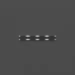 Серия настенных светильников с латунным корпусом волнообразной формы на полупрозрачном прямоугольном основании с LED подсветкой WESSEL STR L80 Black от ImperiumLoft