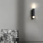 Серия светодиодных настенных светильников с двунаправленным светом и дисковидным рассеивателем FLIN Brown от ImperiumLoft