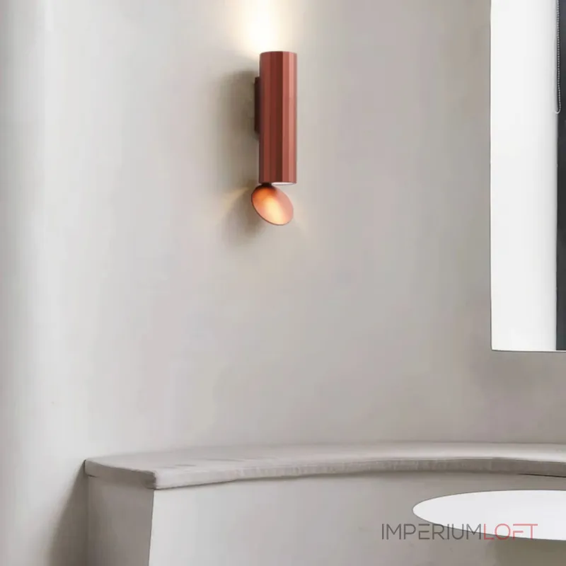 Серия светодиодных настенных светильников с двунаправленным светом и дисковидным рассеивателем FLIN Brown от ImperiumLoft