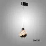 Серия светодиодных настенных светильников с подвесным шарообразным плафоном с рельефным изображением гор ECLA WALL 3000К от ImperiumLoft