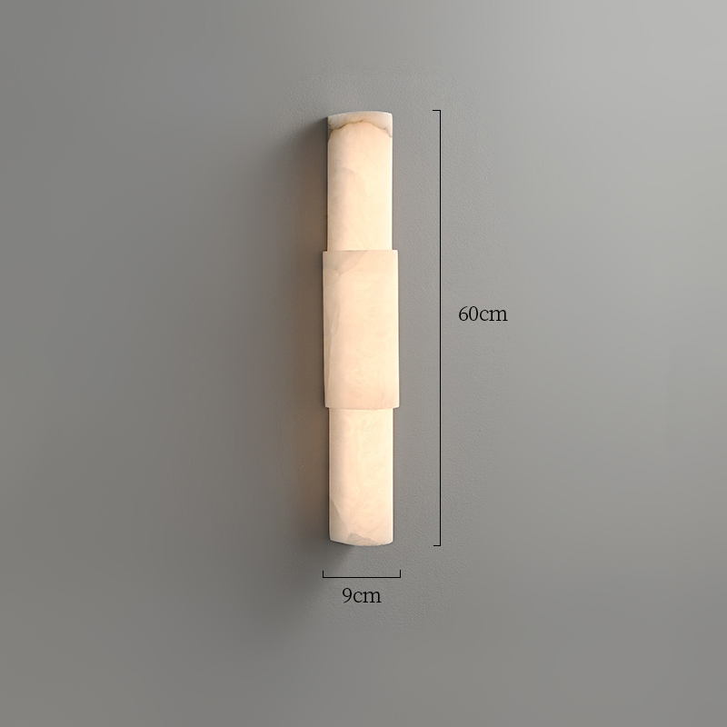 Серия настенных светильников с мраморным удлиненным корпусом оригинальной формы SVERRY В от ImperiumLoft