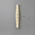 Серия настенных светильников с мраморным удлиненным корпусом оригинальной формы SVERRY С от ImperiumLoft