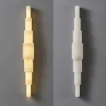 Серия настенных светильников с мраморным удлиненным корпусом оригинальной формы SVERRY С от ImperiumLoft