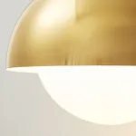 Серия золотых настенных светильников с деревянным элементом ALISON GOLD WALL Dark Brown от ImperiumLoft