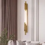 Настенный светодиодный светильник из нескольких разноуровневых светодиодных стержней VALDUS 3000-4000-6000К от ImperiumLoft