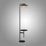 Светодиодный торшер с двойным купольным плафоном, столиком и сенсорным переключением цветовой температуры TERRY FL TBL от ImperiumLoft