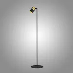 Дизайнерский светодиодный торшер с яркими вставками на поворотном плафоне с оптической линзой TOLLVER FL от ImperiumLoft