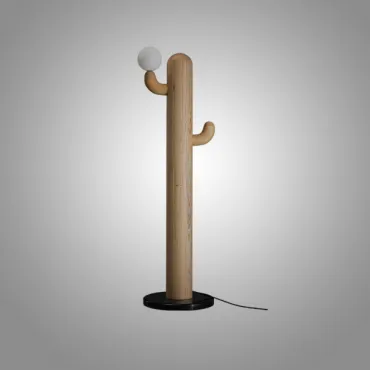 Торшер CACTUS WOOD Light Brown